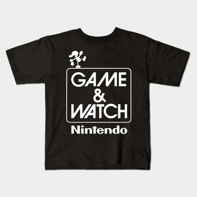 GAME & WATCH Kids T-Shirt by xtrospectiv